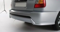 5 099 р. Задний бампер Классик Hyundai Accent 2 LC седан дорестайлинг (ТагАЗ) (1999-2012) (Неокрашенный)  с доставкой в г. Майкоп. Увеличить фотографию 2