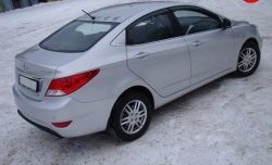1 799 р. Плавники на крышу Sport Hyundai Solaris RBr седан рестайлинг (2014-2017) (Неокрашенный)  с доставкой в г. Майкоп. Увеличить фотографию 4