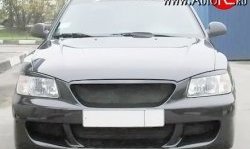 4 699 р. Передний бампер ATH-classic Hyundai Accent 2 LC седан дорестайлинг (ТагАЗ) (1999-2012) (Неокрашенный)  с доставкой в г. Майкоп. Увеличить фотографию 3