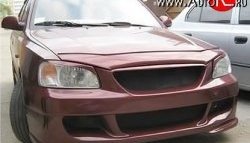 Передний бампер ATH Hyundai Accent 2 LC седан дорестайлинг (ТагАЗ) (1999-2012)