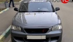 4 699 р. Передний бампер ATH-classic Hyundai Accent 2 LC седан дорестайлинг (ТагАЗ) (1999-2012) (Неокрашенный)  с доставкой в г. Майкоп. Увеличить фотографию 2