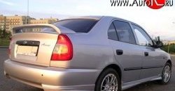 6 549 р. Пороги накладки Street Hyundai Accent 2 LC седан дорестайлинг (ТагАЗ) (1999-2012) (Неокрашенные)  с доставкой в г. Майкоп. Увеличить фотографию 2