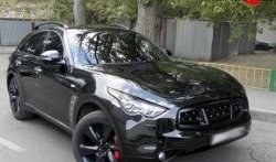 4 399 р. Решётка радиатора Sport INFINITI FX35 S51 дорестайлинг (2008-2011) (Неокрашенная)  с доставкой в г. Майкоп. Увеличить фотографию 3