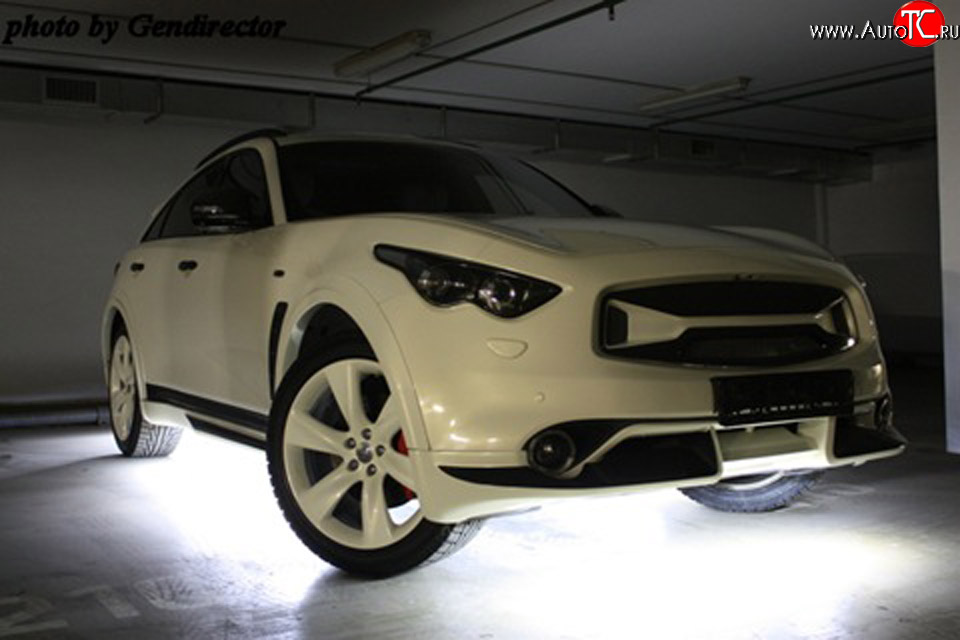 13 949 р. Комплект расширителей арок Diablo INFINITI FX50 S51 дорестайлинг (2008-2011) (Неокрашенные)  с доставкой в г. Майкоп