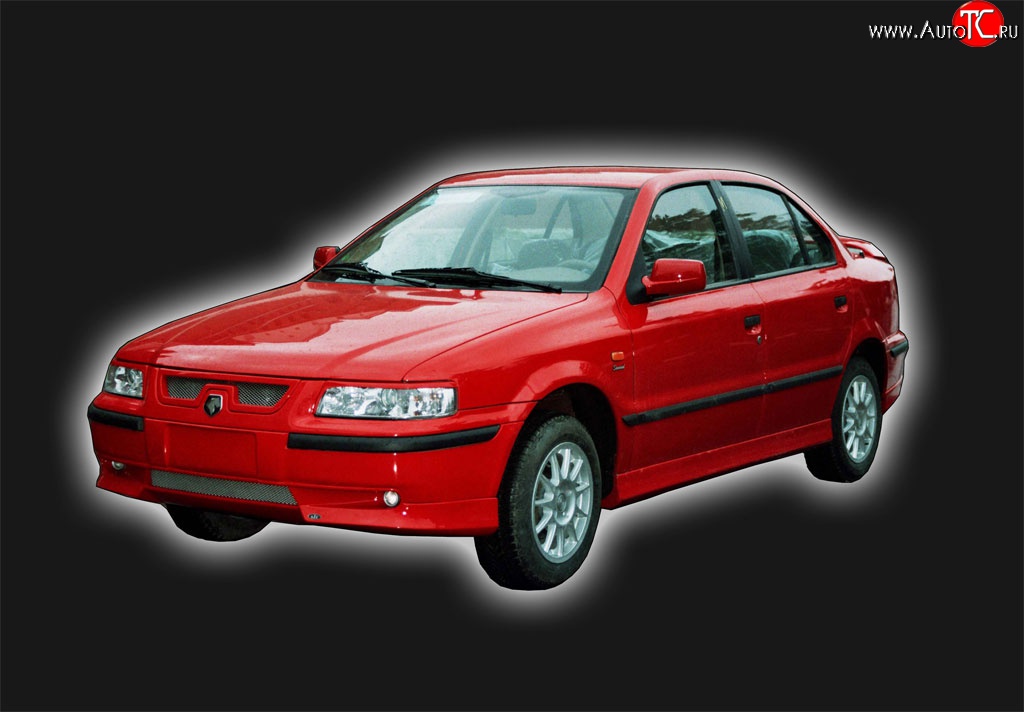 2 549 р. Реснички GT Dynamics Iran Khodro Samand (2003-2022) (Неокрашенные)  с доставкой в г. Майкоп