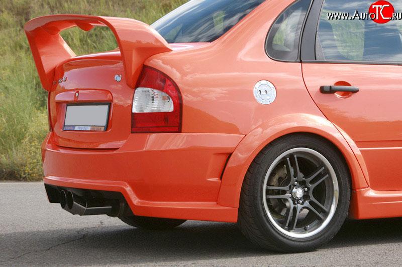 4 249 р. Накладки задних арок TMS-GTI (для обвеса TMS-GTI) Лада Калина 1117 универсал (2004-2013) (Неокрашенные)  с доставкой в г. Майкоп