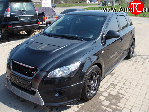1 399 р. Реснички Khust-Tuning KIA Ceed 1 ED дорестайлинг, хэтчбэк 5 дв. (2006-2010)  с доставкой в г. Майкоп