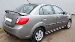 5 999 р. Пороги накладки GT Dynamics KIA Rio 2 JB дорестайлинг седан (2005-2009) (Неокрашенные)  с доставкой в г. Майкоп. Увеличить фотографию 3