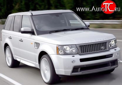 37 699 р. Передний бампер Stormer Land Rover Range Rover Sport 1 L320 дорестайлинг (2005-2009) (Бампер без решёток, Неокрашенный)  с доставкой в г. Майкоп
