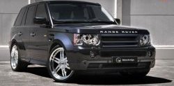 34 799 р. Накладки на колёсные арки HAMMAN Land Rover Range Rover Sport 1 L320 дорестайлинг (2005-2009) (Неокрашенные)  с доставкой в г. Майкоп. Увеличить фотографию 2