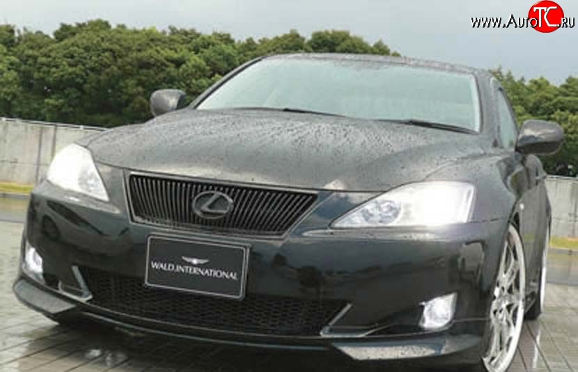 11 399 р. Накладка переднего бампера Wald Lexus IS350 XE20 седан дорестайлинг (2005-2013) (Неокрашенная)  с доставкой в г. Майкоп