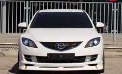 6 599 р. Накладка Sport на передний бампер в комплектации Turing Mazda 6 GH дорестайлинг лифтбэк (2007-2010) (Неокрашенная)  с доставкой в г. Майкоп. Увеличить фотографию 2