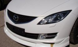 6 599 р. Накладка Sport на передний бампер в комплектации Turing Mazda 6 GH дорестайлинг лифтбэк (2007-2010) (Неокрашенная)  с доставкой в г. Майкоп. Увеличить фотографию 3
