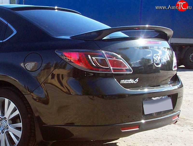 5 899 р. Спойлер EX-Style V2 Mazda 6 GH дорестайлинг седан (2007-2010) (Неокрашенный)  с доставкой в г. Майкоп