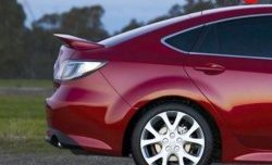 5 899 р. Спойлер EX-Style V2 Mazda 6 GH дорестайлинг седан (2007-2010) (Неокрашенный)  с доставкой в г. Майкоп. Увеличить фотографию 4