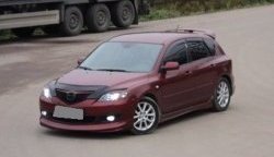4 999 р. Накладка переднего бампера Sport Mazda 3/Axela BK дорестайлинг, хэтчбэк (2003-2006) (Неокрашенная)  с доставкой в г. Майкоп. Увеличить фотографию 4