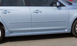 4 549 р. Пороги накладки Сток 2л Mazda 3/Axela BK дорестайлинг седан (2003-2006) (Неокрашенные)  с доставкой в г. Майкоп. Увеличить фотографию 10