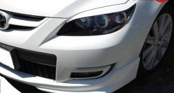 1 149 р. Реснички Sport  Mazda 3/Axela  BK (2003-2009) дорестайлинг седан, рестайлинг, хэтчбэк (Неокрашенные)  с доставкой в г. Майкоп. Увеличить фотографию 3