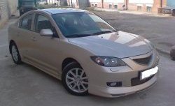 4 999 р. Накладка на передний бампер Style Mazda 3/Axela BK дорестайлинг седан (2003-2006) (Неокрашенная)  с доставкой в г. Майкоп. Увеличить фотографию 16