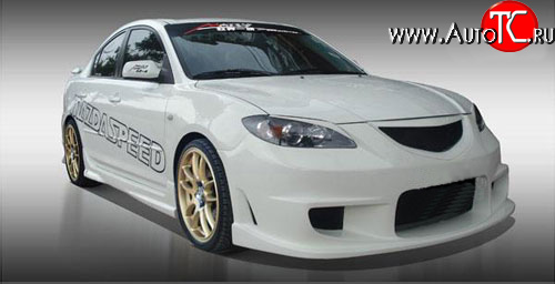 619 р. Реснички Mazda-Speed Mazda 3/Axela BK дорестайлинг седан (2003-2006) (Неокрашенные)  с доставкой в г. Майкоп