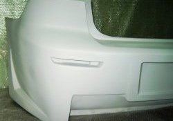 5 349 р. Задний бампер Mazda Speed Mazda 3/Axela BK дорестайлинг седан (2003-2006) (Неокрашенный)  с доставкой в г. Майкоп. Увеличить фотографию 4