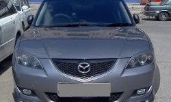 2 309 р. Комплект клыков Sport-V2 на передний бампер автомобиля Mazda 3/Axela BK дорестайлинг седан (2003-2006) (Неокрашенная)  с доставкой в г. Майкоп. Увеличить фотографию 4