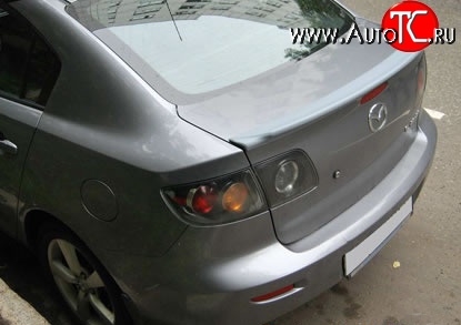 3 099 р. Спойлер Style Mazda 3/Axela BK дорестайлинг седан (2003-2006) (Неокрашенный)  с доставкой в г. Майкоп
