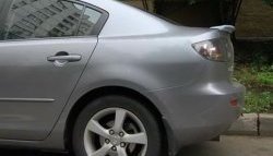 3 099 р. Спойлер Style Mazda 3/Axela BK дорестайлинг седан (2003-2006) (Неокрашенный)  с доставкой в г. Майкоп. Увеличить фотографию 2