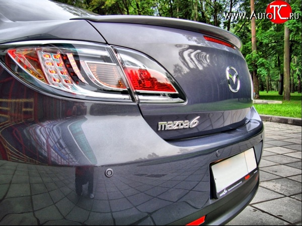 3 899 р. Спойлер EX-Style V1 Mazda 6 GH дорестайлинг седан (2007-2010) (Неокрашенный)  с доставкой в г. Майкоп