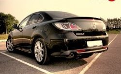 3 899 р. Спойлер EX-Style V1 Mazda 6 GH дорестайлинг седан (2007-2010) (Неокрашенный)  с доставкой в г. Майкоп. Увеличить фотографию 2