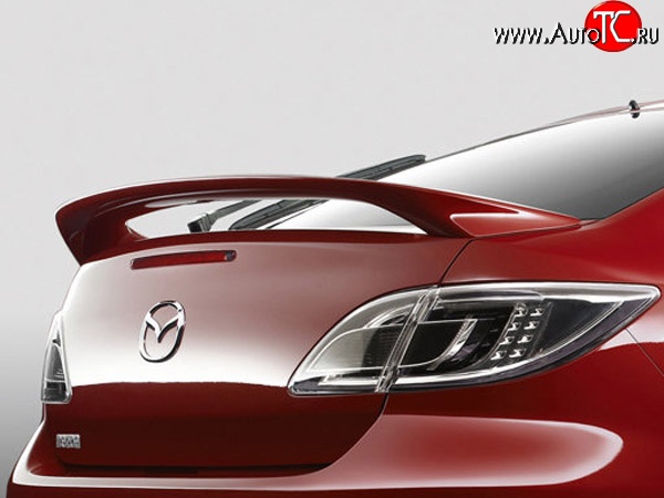 5 899 р. Спойлер EX-Style  Mazda 6  GH (2007-2010) дорестайлинг лифтбэк (Неокрашенный)  с доставкой в г. Майкоп