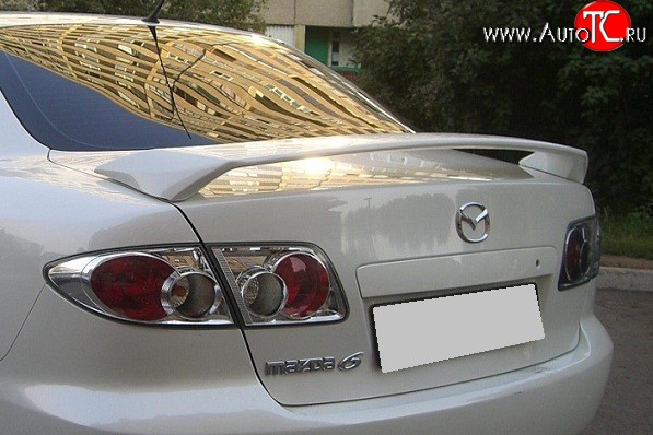 4 799 р. Спойлер RS  Mazda 6  GG (2002-2005) седан дорестайлинг (Неокрашенный)  с доставкой в г. Майкоп