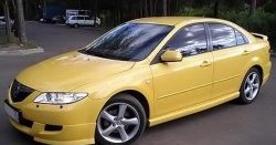 7 349 р. Накладка переднего бампера AERO Mazda 6 GG лифтбэк дорестайлинг (2002-2005) (Неокрашенная)  с доставкой в г. Майкоп. Увеличить фотографию 2