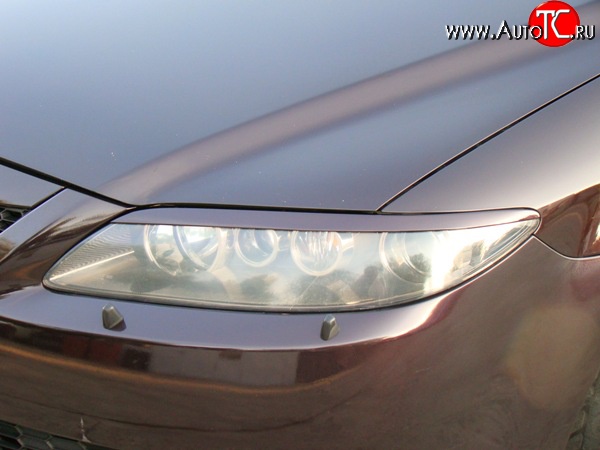 959 р. Реснички на фары Sport Mazda 6 GG седан дорестайлинг (2002-2005) (Неокрашенные)  с доставкой в г. Майкоп