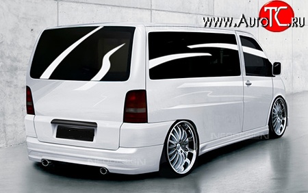 8 399 р. Задний бампер Neodesign Neodesign Mercedes-Benz Vito W638 (1996-2003)  с доставкой в г. Майкоп