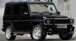 4 299 р. Накладка переднего бампера Brabus Mercedes-Benz G class W463 5 дв. дорестайлинг (1989-1994) (Неокрашенная)  с доставкой в г. Майкоп. Увеличить фотографию 2
