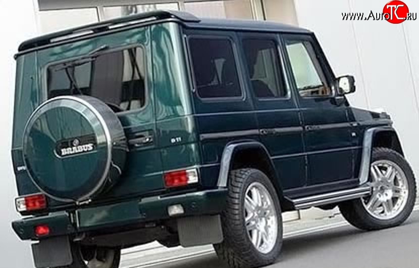8 149 р. Спойлер BRABUS Mercedes-Benz G class W463 5 дв. дорестайлинг (1989-1994) (Без стоп-сигнала, Неокрашенный)  с доставкой в г. Майкоп