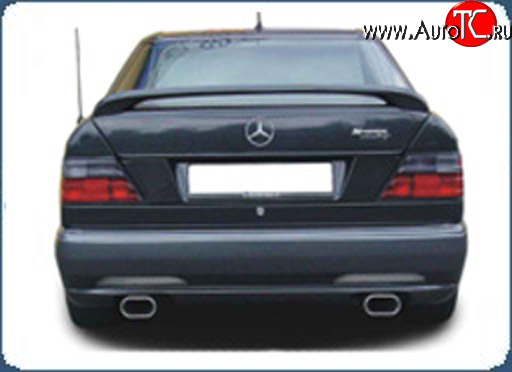 4 999 р. Накладка Classic на задний бампер Mercedes-Benz E-Class W124 седан дорестайлинг (1984-1993)  с доставкой в г. Майкоп