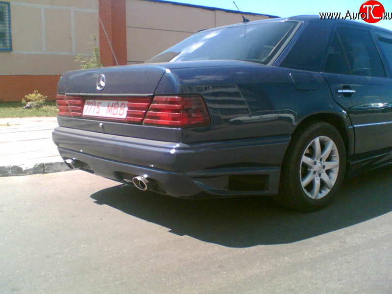 7 239 р. Задний бампер Elegance Mercedes-Benz E-Class W124 седан дорестайлинг (1984-1993)  с доставкой в г. Майкоп