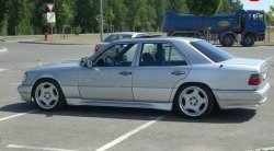 4 299 р. Накладка заднего бампера GT Dynamics Mercedes-Benz E-Class W124 седан дорестайлинг (1984-1993) (Неокрашенная)  с доставкой в г. Майкоп. Увеличить фотографию 4