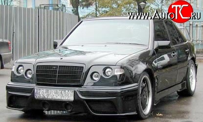 7 849 р. Накладка переднего бампера Storm Mercedes-Benz E-Class W124 седан дорестайлинг (1984-1993) (Неокрашенная)  с доставкой в г. Майкоп