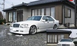 11 399 р. Пороги накладки WALD Mercedes-Benz S class W140 Седан (1991-1998) (Кузов: 140 стандартный, Неокрашенные)  с доставкой в г. Майкоп. Увеличить фотографию 2
