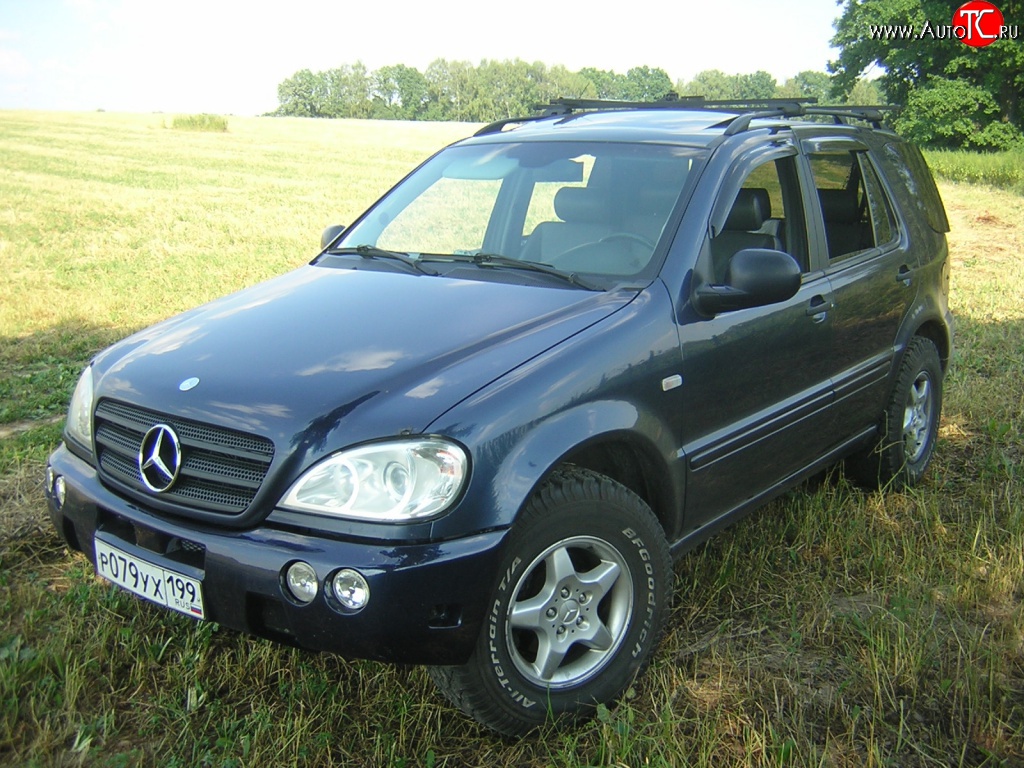 5 199 р. Передний бампер MT Mercedes-Benz ML class W163 дорестайлинг (1997-2001) (Неокрашенный)  с доставкой в г. Майкоп