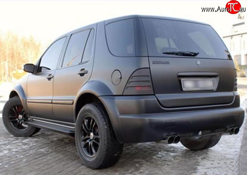 5 949 р. Накладка BRABUS на заднюю дверь автомобиля (дорестайлинг) Mercedes-Benz ML class W163 дорестайлинг (1997-2001)  с доставкой в г. Майкоп