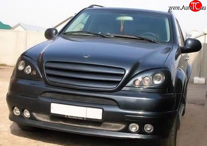11 399 р. Накладка переднего бампера BRABUS (дорестайлинг) Mercedes-Benz ML class W163 дорестайлинг (1997-2001) (Неокрашенная)  с доставкой в г. Майкоп
