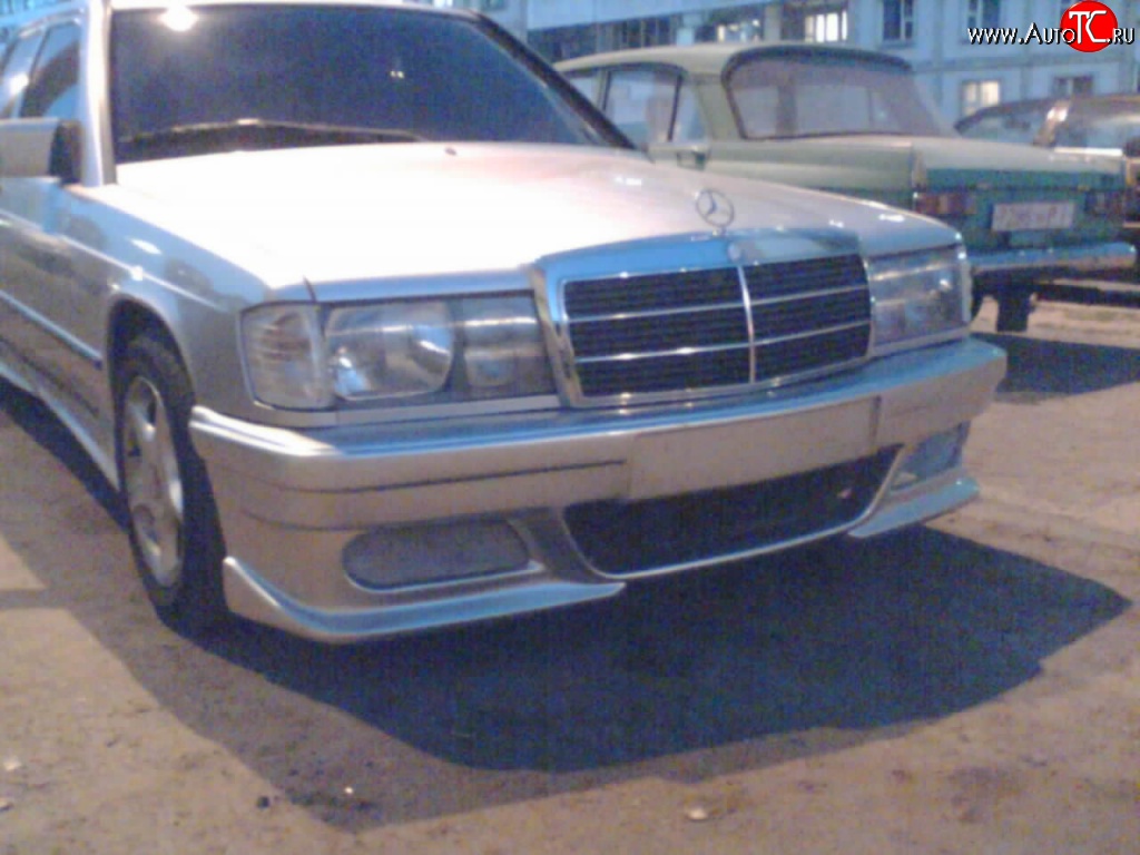 7 299 р. Передний бампер Rieger Mercedes-Benz C-Class W201 седан (1982-1992)  с доставкой в г. Майкоп