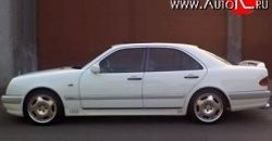 6 549 р. Накладка переднего бампера LORINZER Style Mercedes-Benz E-Class W210 дорестайлинг универсал (1996-1999) (Неокрашенная)  с доставкой в г. Майкоп. Увеличить фотографию 2