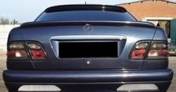 3 799 р. Накладка заднего бампера LORINZER Style Mercedes-Benz E-Class W210 дорестайлинг седан (1996-1999) (Неокрашенная)  с доставкой в г. Майкоп. Увеличить фотографию 3