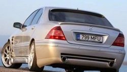 5 949 р. Лип спойлер Lorinser F-01 Mercedes-Benz S class W220 (1998-2005) (Неокрашенный)  с доставкой в г. Майкоп. Увеличить фотографию 2