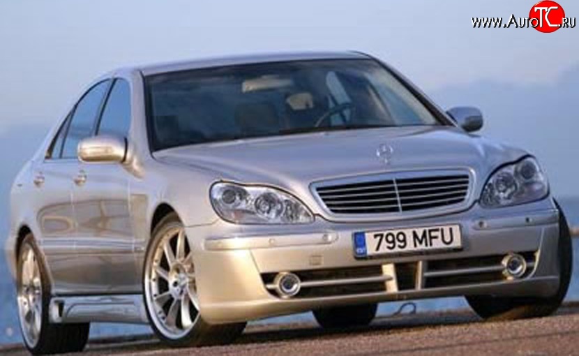 12 599 р. Передний бампер Lorinser F-01 Mercedes-Benz S class W220 (1998-2005) (Неокрашенный)  с доставкой в г. Майкоп